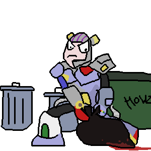 taking out the trash